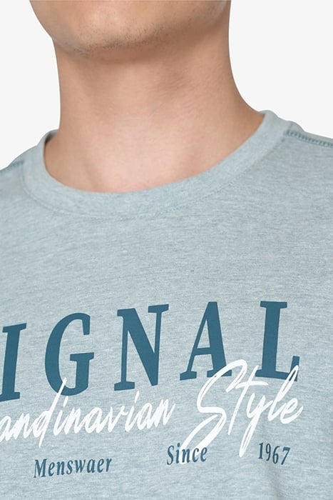 ERICSI GAVIN TEE + MISTY BLUE MELANGE 6