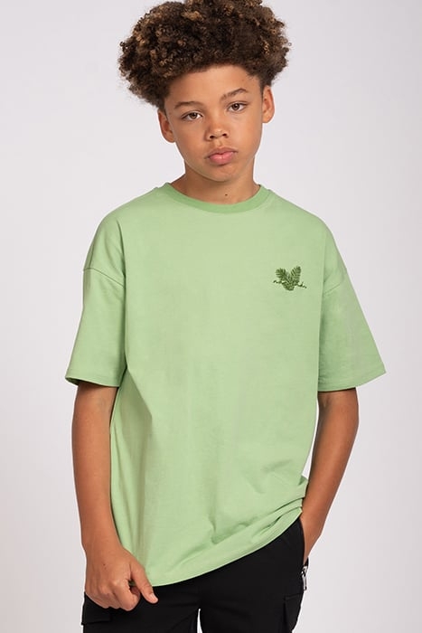 LEAF T-SHIRT DEEP SAGE 1