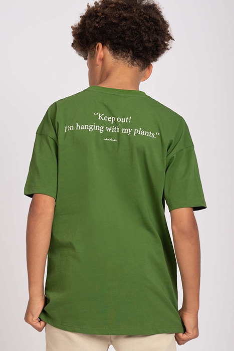 HANGING PLANTS T-SHIRT GARDEN GREEN 2