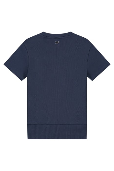 KNOT RIB T-SHIRT ROYAL BLUE 3