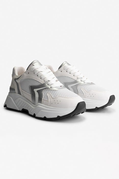 DULA SNEAKERS OFF WHITE/SILVER 2