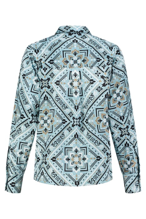 BANGKOK PRINTED BLOUSE POOL/BLACK 3