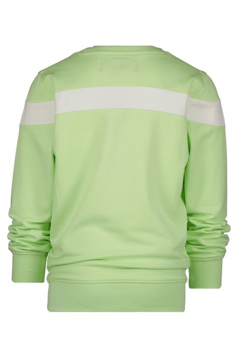 BOYS NOXON SWEATER NEON GREEN 4