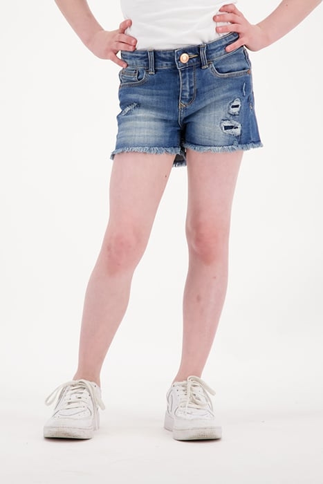 GIRLS LOUISIANA SHORTS VINTAGE BLUE 1