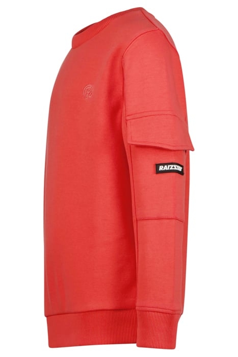 BOYS MARSHALL SWEATER PEACH RED 3