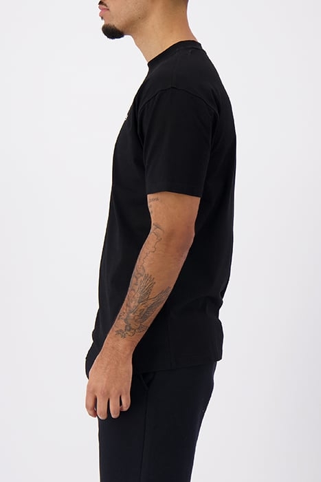 CURSIVE SCRIPT TEE BLACK 5
