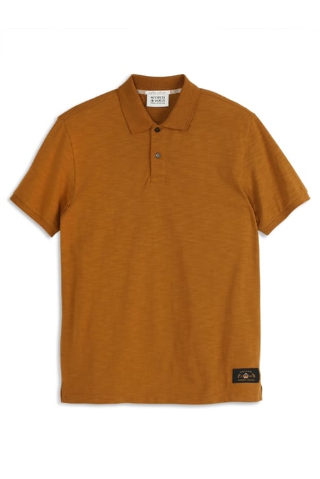 SLUB SS POLO GOLDEN RUST 1