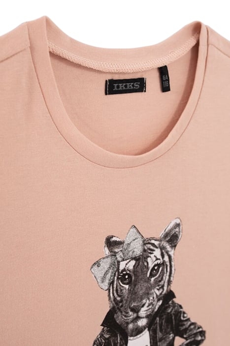 GIRLS’ PINK TIGER-BIKER T-SHIRT 3