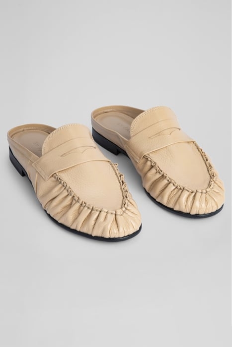 LOU SAND GLOSS GRAINED LEATHER SAND 2