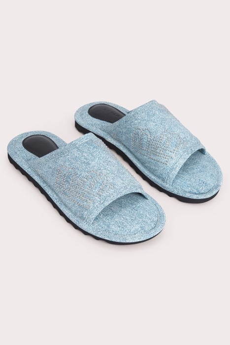 ARI DENIM STUD LEATHER DENIM 2