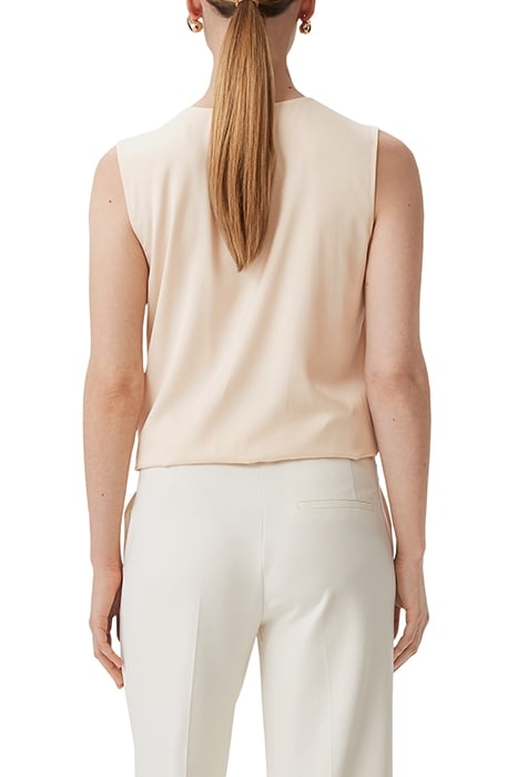 COMMA BLOUSES SLEEVELESS BEIGE 2