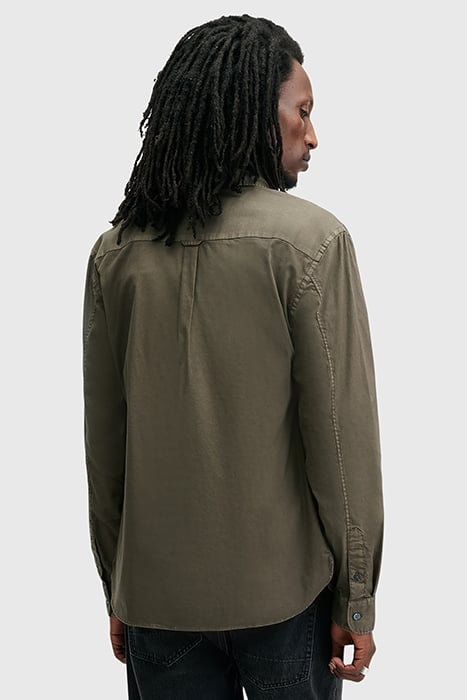 HAWTHORNE LS SHIRT CAGE BROWN 2