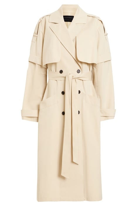 CLYDE TRENCH ECRU WHITE 4