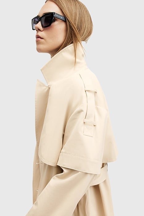 CLYDE TRENCH ECRU WHITE 7