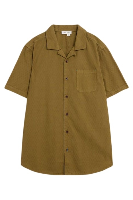 GADDESBY SS SHIRT KHAKI GREEN 1