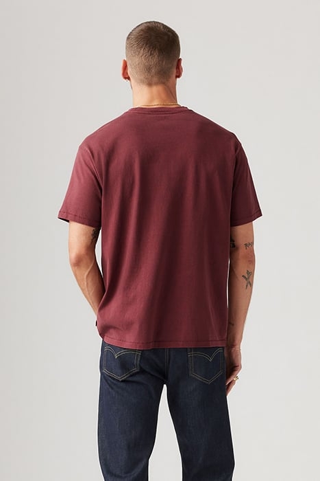 RED TAB VINTAGE TEE GARMENT DYE T CHOCOL 2