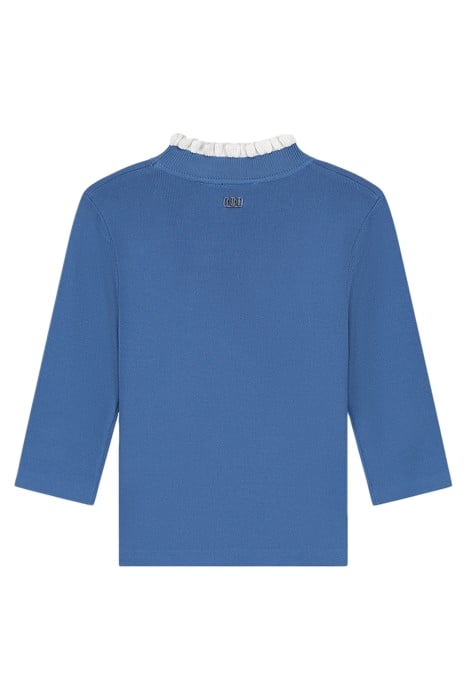 ZOHRA MID-SLEEVE MEDIUM BLUE 2