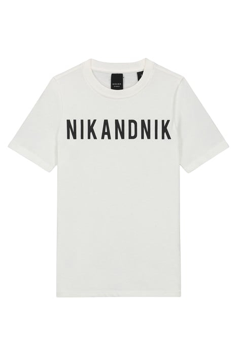 NIKANDNIK T-SHIRT OFF WHITE 1