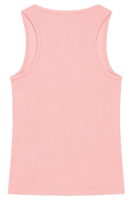 RIB SINGLET BLOSSOM PINK 2