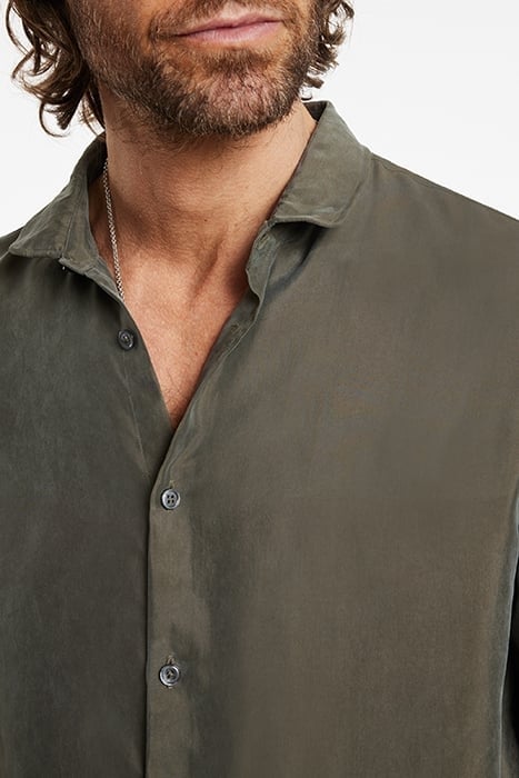 SLIM FIT SHIRT WITH WIRE DEEP OLIVE 3