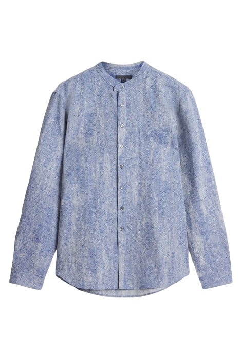 SLIM FIT SHIRT WITH EXTEN DUSTY BLUE 2