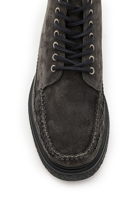 GIBBS MOC SUEDE BOOT CHARCOAL GREY 4