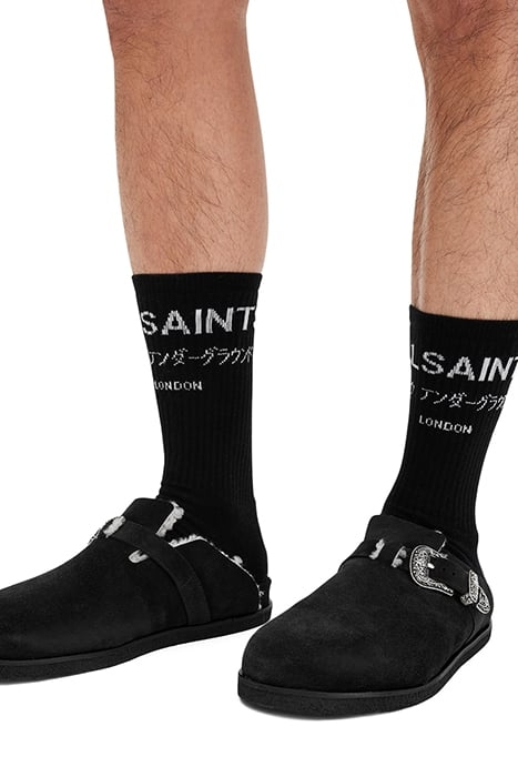 CARLO SHEARLING MULE BLACK 2