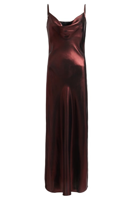 HADLEY DRESS METALLIC RED 3