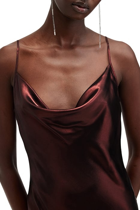 HADLEY DRESS METALLIC RED 7