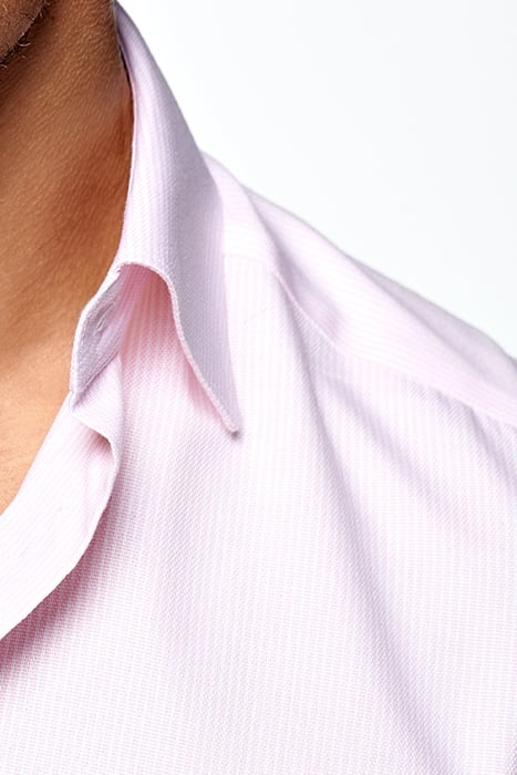 PINK STRIPED OXFORD SLIM FIT SHIRT 6