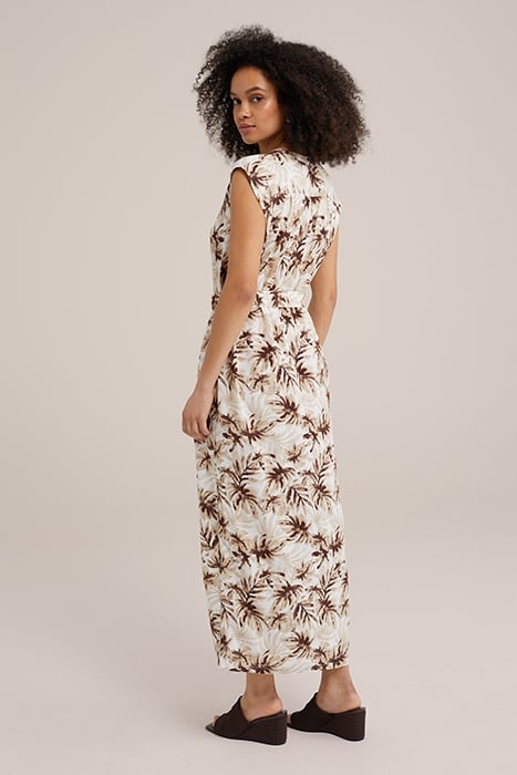 DRESS MID LENGTH BEIGE 2