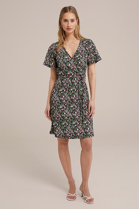 DRESS MIDI MULTI-COLOURED 2