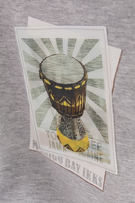 BABY BOYS’ GREY T-SHIRT PERCUSSION LENTICULAR IMAGE 8