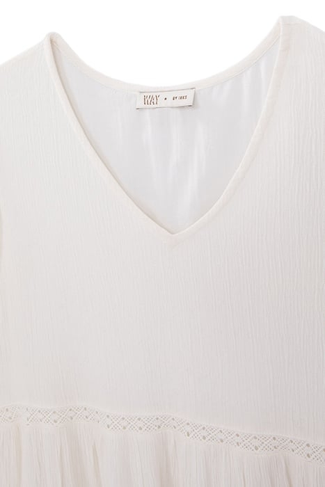 GIRLS’ OFF-WHITE LENZING™ ECOVERO™ DRESS 3