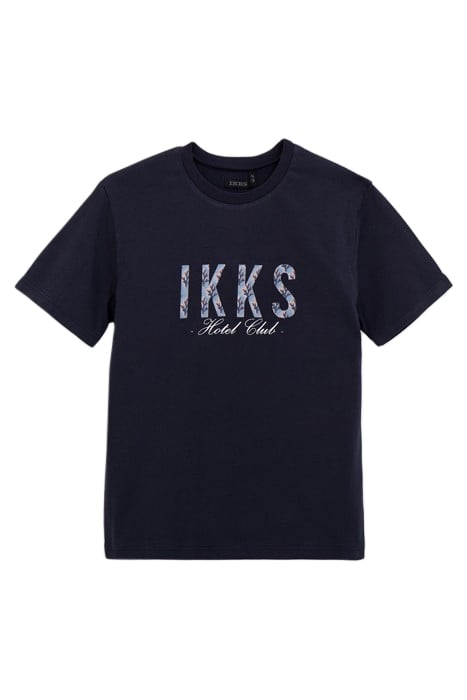 BOY'S NAVY MESSAGE T-SHIRT 1