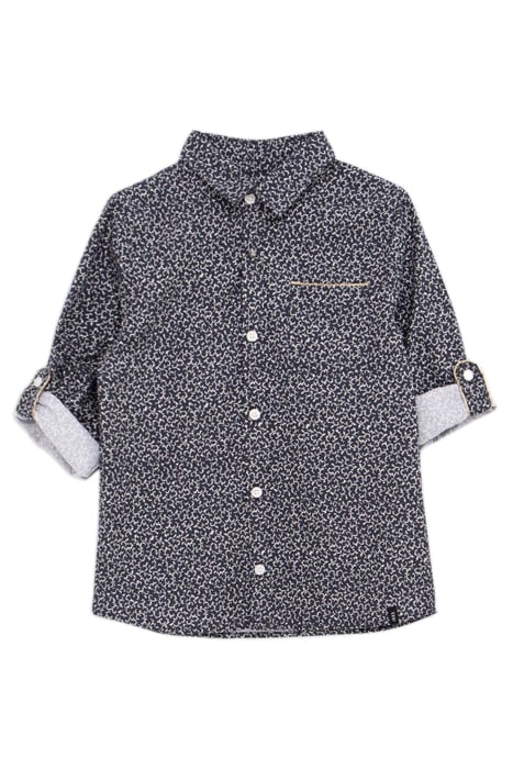 BOY'S BLACK ARABESQUE SHIRT 3