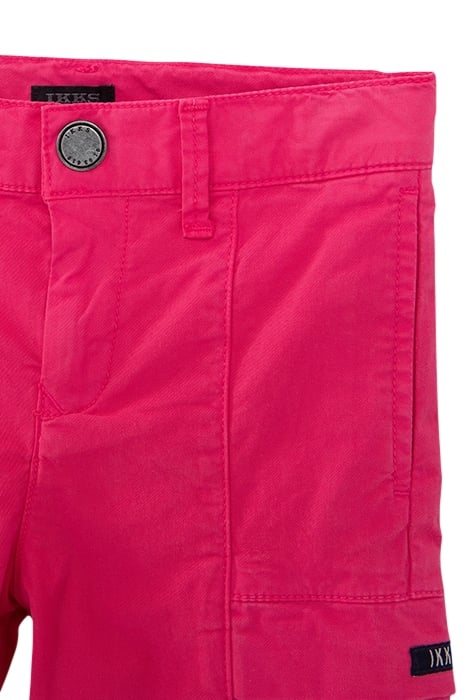 BOYS' PINK CARGO BERMUDA SHORTS 3