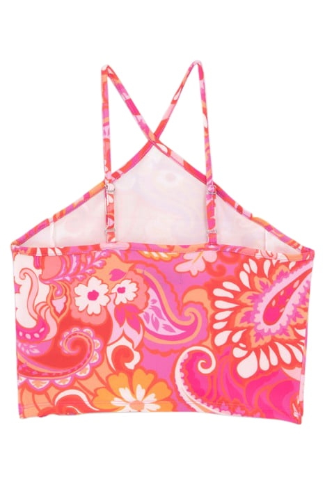 GIRLS’ PINK VEST TOP WITH PSYCHEDELIC PRINT 2