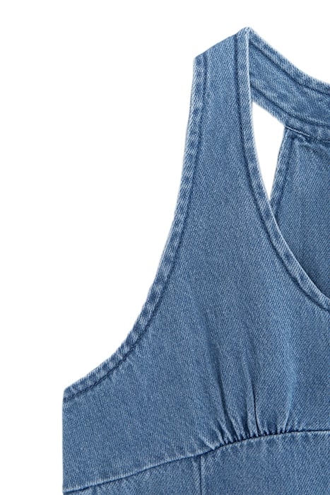GIRLS’ BLUE DENIM RETRO VIBE PLAYSUIT 5