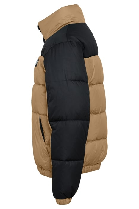 THALWENDEN BLOCKED PUFF JACKET ICED COFFEE-BLACK 3