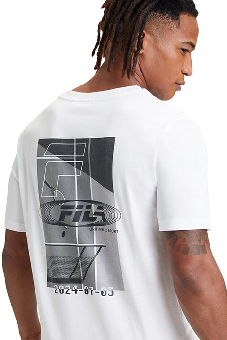 LUBENEC GRAPHIC TEE BRIGHT WHITE 7