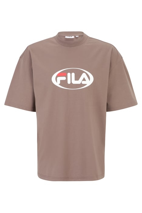 LEMOORE OVERSIZED LOGO TEE DEEP TAUPE 4