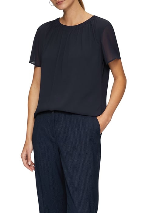 S.OLIVER BLOUSES MARINE-BLUE 1