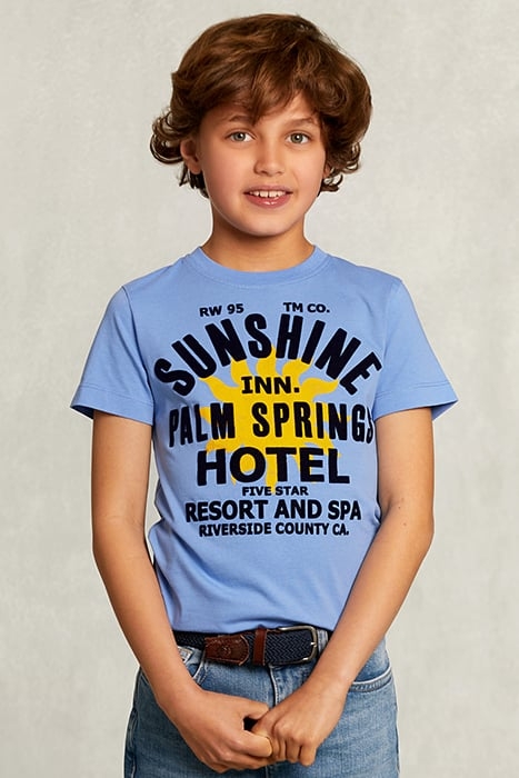 NORMAL FIT BASIC T-SHIRT NILE BLUE 1