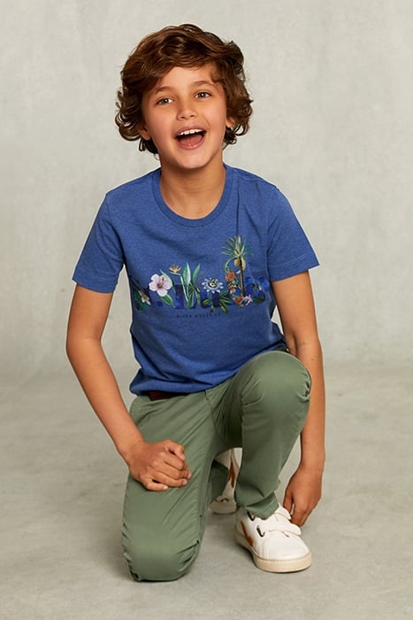 NORMAL FIT MEL BLUE T-SHIRT 3