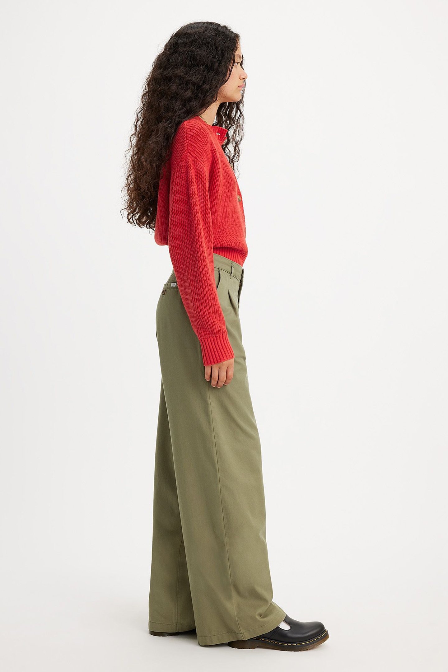 PLEATED WIDE LEG TROUSERS 5