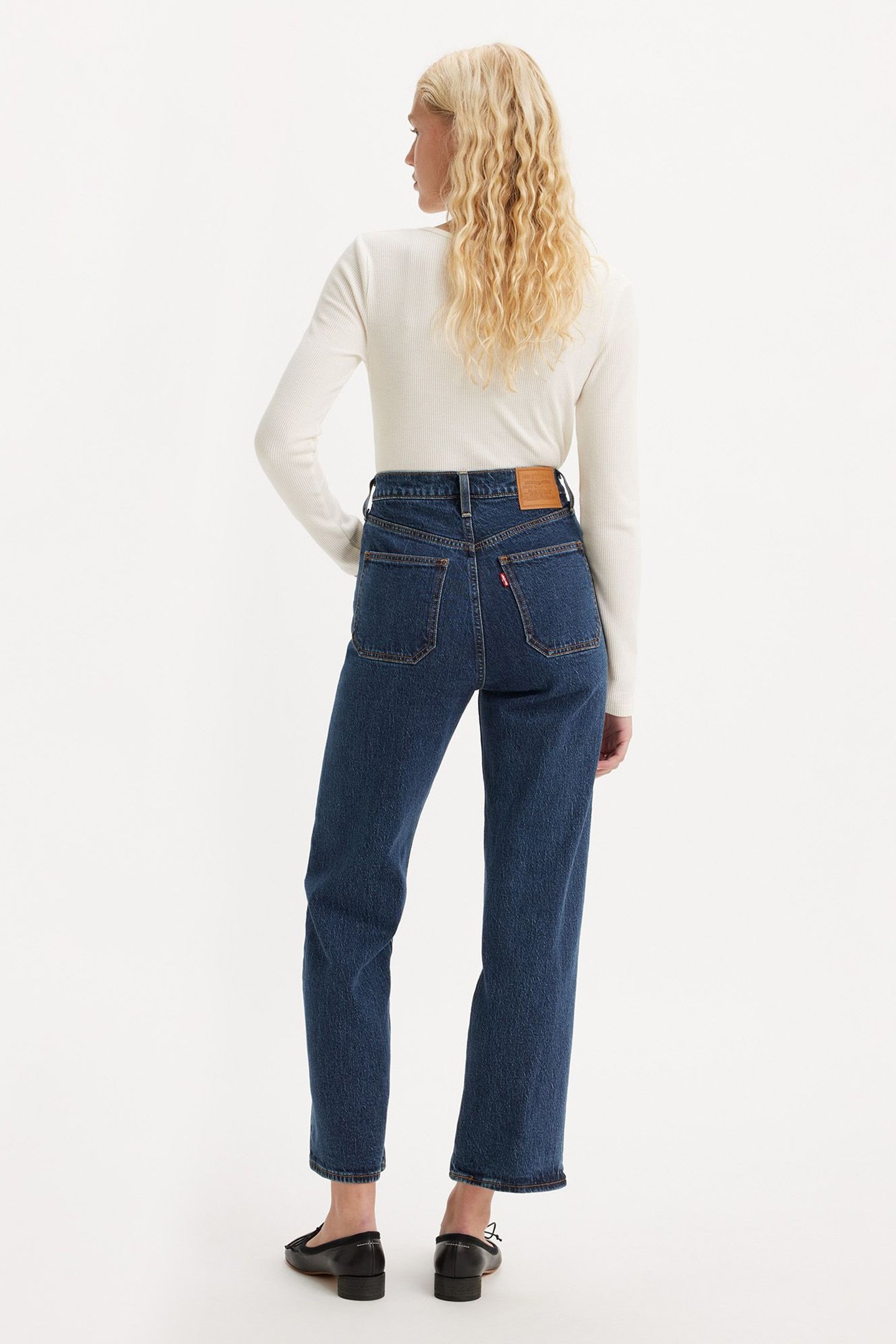 RIBCAGE STRAIGHT PATCH POCKET JEANS 2