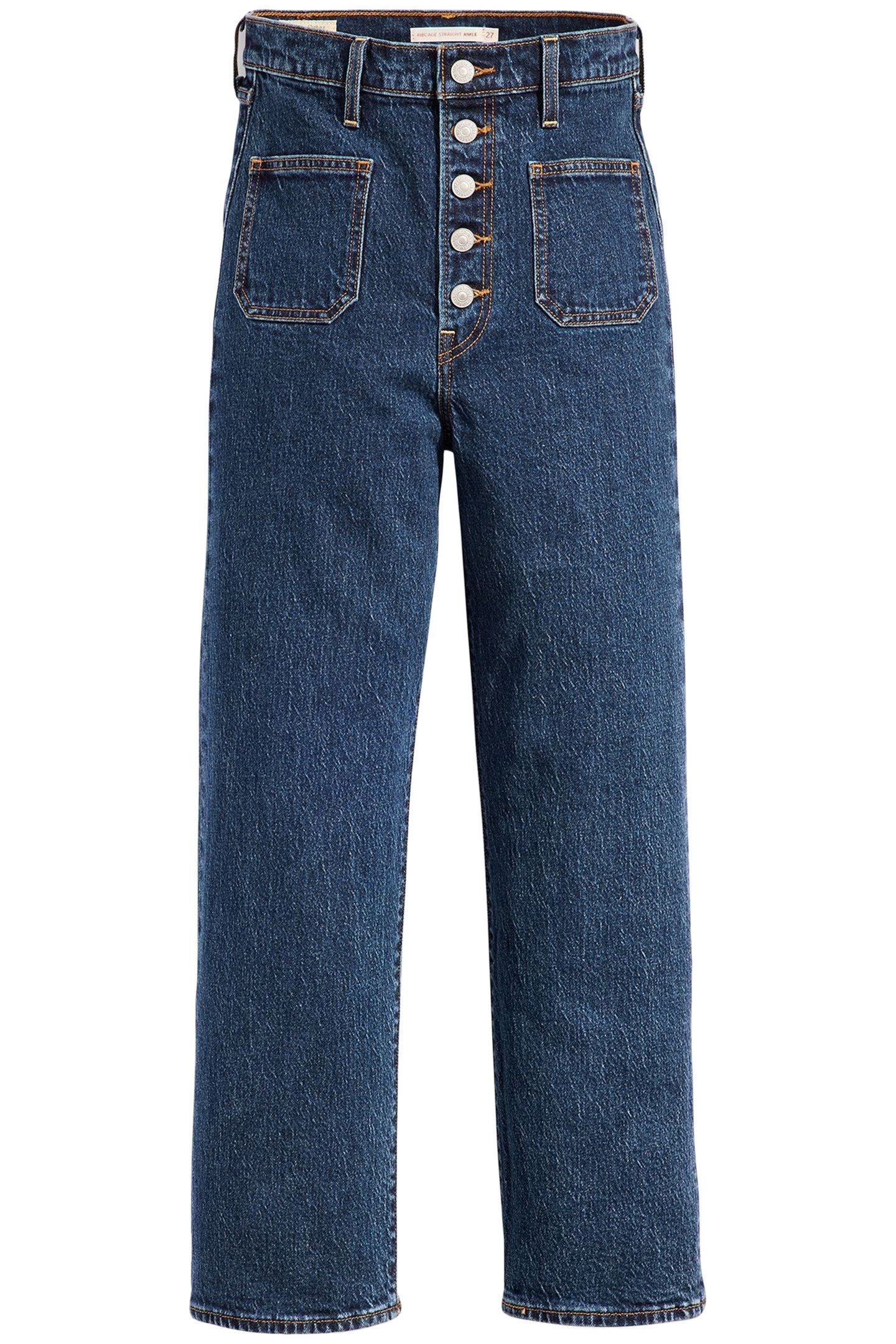 RIBCAGE STRAIGHT PATCH POCKET JEANS 3