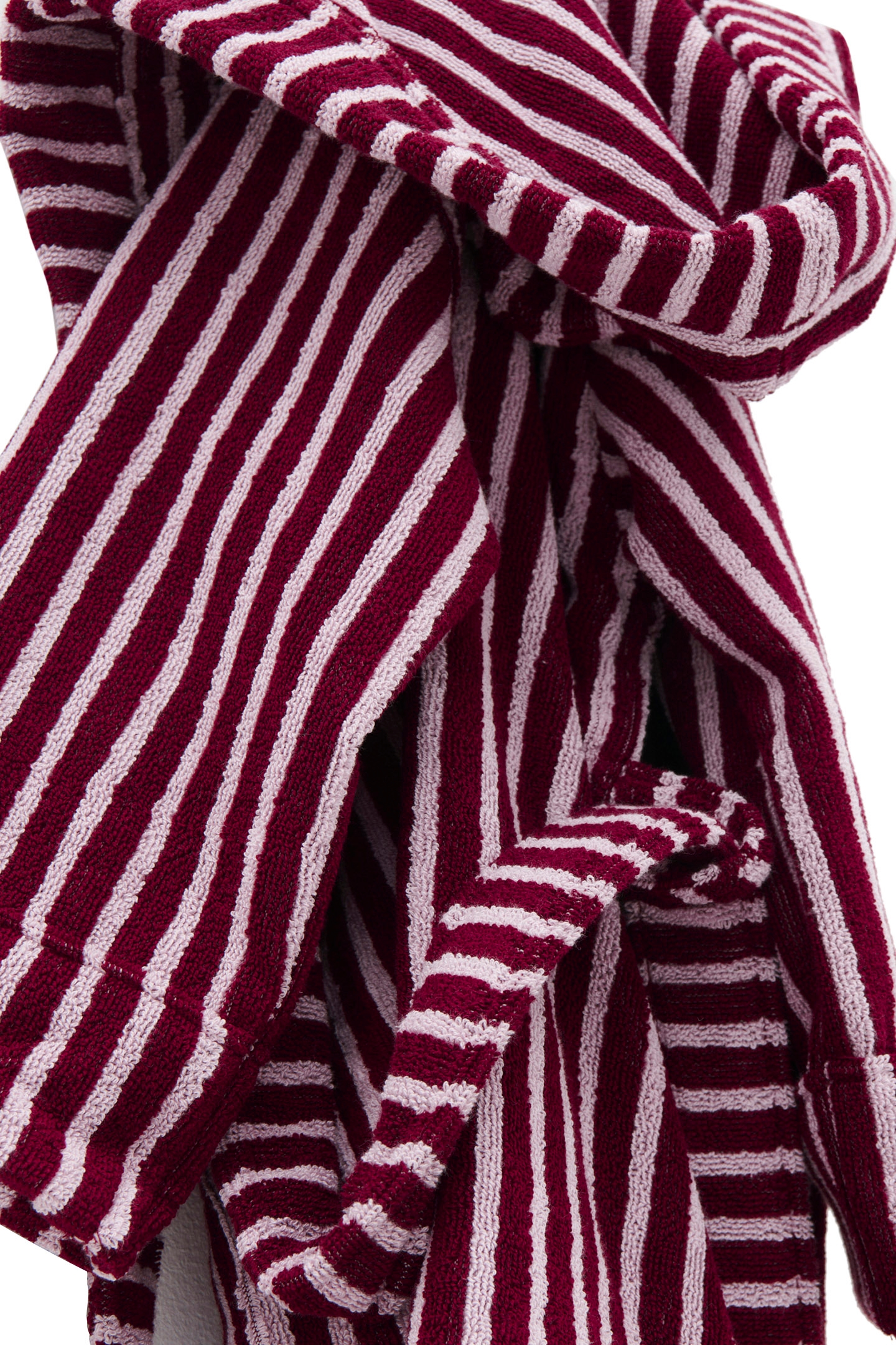 UNISEX HOODED BATHROBE RED&ROSE 2