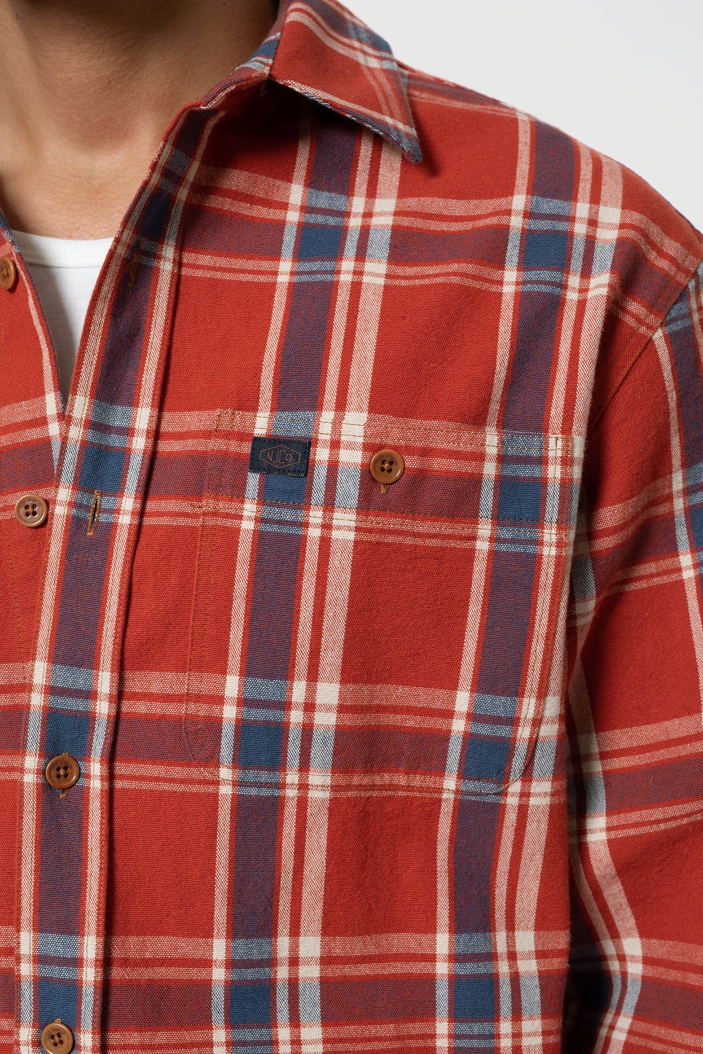 FILIP BASKET PLAID RED 5